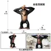 Juguete de Modelo Animal Sólido para Niños Simulación Primates Mono Gorila Simio Chimpancé Regalo Cognitivo