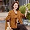 Nuevo Estilo Primavera y Otoño 2026 para Mujeres de Mediana Edad y Mayores: Chaqueta Nueva de Estilo Chino, Rejuvenecedora, Ajustada y Adelgazante