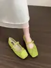 Zapatos Mary Jane Retro Estilo Coreano con Estampado de Leopardo para Mujer, Nuevo Modelo 2026, Estilo Elegante de Noche con Lazo, Zapatos de Ballet