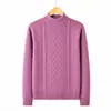 Nuevo Suéter de Cuello Alto Medio 2026, Camisa Base de Diseño de Alta Gama para Otoño e Invierno, Tejido Grueso Cálido Elegante para Mujer