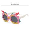 Nuevas gafas de sol polarizadas de silicona para niños, lindas gafas de sol de dragón de dibujos animados al por mayor, gafas de sol suaves y cómodas