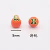 Colgante de gota de aceite de mariposa de la paz y la alegría de oro francés antiguo, accesorios de joyería hechos a mano, collar, pulsera, calabaza, colgante pequeño