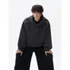 Sudadera con capucha de bloque de color para hombre, peso pesado, lavado a la arena, bordado vintage, nueva colección Otoño/Invierno 2026, chaqueta de tacto de alta gama, moderna