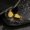 Banho Completo em Prata S925 com Padrão de Dragão Dourado Antigo, Pequeno Acessório DIY, Versátil Estilo Chinês Novo Componente de Prata Pura Finamente Trabalhado
