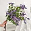 Flor de Sophora de Alta Calidad Flor Artificial Decoración de Escritorio para Sala de Estar Adornos Florales de Lujo Accesible Ramo Floral para Restaurante de Gama Alta