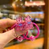 Nuevo Lindo Scrunchie de Gato con Lunares para Niñas, Diadema de Gato de Dibujos Animados, Versátil y Suave con el Cabello, Cuerda para el Cabello Infantil