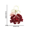 Chaveiro Artesanal com Contas Série Oceano, Acessórios para Bolsa de Concha e Água-viva, Suprimentos Decorativos DIY para Vestido, Sapato e Chapéu