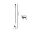 Cuchara Mezcladora de Acero Inoxidable 304 Mango Largo Cuchara para Café Cuchara para Postre Cuchara Creativa para Hielo Cuchara para Miel Cuchara para Té con Leche