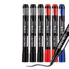 Marcador Deli SK109 negro cabeza gruesa cabeza grande bolígrafo de aceite rojo azul doble cabeza bolígrafo para logística y paquetería venta al por mayor