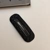 Horquilla cuadrada sencilla de cuero estilo Chanel coreano, clip para flequillo, horquilla rota de celebridad de Internet, clip elegante de alta gama, adorno para la cabeza