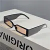 Gafas de Sol Rectangulares Estrechas Retro Europeas y Americanas Nuevas para Hombres y Mujeres, Fotografía Callejera Hip-Hop, Gafas de Sol Disco, Estilo Funcional