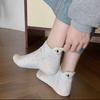 Calcetines de Verano Finos para Mujer con Lunares de Onda Pequeña en el Talón, Diseño de Dibujo Animado Lindo de Dachshund, Calcetines Cortos de Corte Bajo, Estilo Coreano Ins para Estudiante