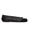Versión de cuero 2026 nuevos zapatos plisados de punta dividida para mujer, bailarinas de cuero genuino, zapatos bajos tabi de piel de cerdo