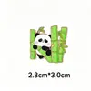 Broche Creativo de Panda Lindo de Dibujos Animados con Flor, Insignia Souvenir Cultural y Turístico para Hombres y Mujeres Estudiantes, Decoración de Bolsa