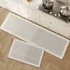 Tapete para Piso de Cocina Estilo Wabi-Sabi, Antideslizante, Resistente al Aceite, Limpiable con Trapo, Tapete para Pies sin Lavado, Absorbente de Agua, Absorbente de Aceite, Tierra de Diatomeas, Alfombra Resistente a Manchas