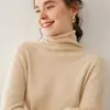 Suéter de Cachemira Sin Costuras y Amigable con la Piel con Cuello Alto Apilado, Suéter Pulóver Ajustado para Mujer, Cálido Suéter de Punto Interior para Otoño e Invierno