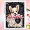 Pintura de Diamantes 5D de Dibujos Animados DIY Niño y Niña Americanos Lindo Animal Diamante Cuadrado/Redondo Completo Diamante Hecho a Mano Bordado de Diamantes
