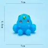 Brinquedos de água para banho infantil peixe de borracha macia tartaruga caranguejo polvo vários animais marinhos pequenos animais que borrifam água brinquedos