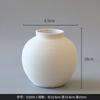 Bossi Home Furnishing Vaso de cerâmica de barriga grande Enfeites criativos para mesa Estilo chinês Retro Flor seca Flor seca Utensílios para arranjos de flores