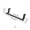 Toallero para baño, estante de almacenamiento de pared sin taladro, portatoallas de una barra para inodoro y baño