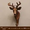 Decoración Gancho Modelo Animal Vintage Más Vendido Decoración de Pared Tridimensional Artesanía de Resina Colgante de Pared para Puerta de Casa
