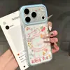 Funda de teléfono con diseño de línea de frutas para iPhone 18, adecuada para Manzana West Highland Cereza 17 Pro Max, funda suave resistente a caídas