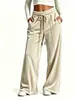 Ropa de mujer transfronteriza 2026 Colección otoño e invierno para mujer europea y americana: Pantalones de terciopelo dorado de pierna ancha, adecuados para el trabajo, uso casual y para crear una silueta relajada y fluida