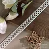 Em estoque Novo Lolita Bordado Solúvel Em Água Lace Leite Seda Único Lado Flor Onda Lace Lace Código De Barras