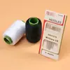 Set de Agujas de Coser y Hilo para el Hogar, Caja de Agujas de Coser y Hilo, Hilo de Coser, Hilo de Coser Hecho a Mano, Hilo Negro, Hilo Blanco