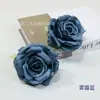 Flor de rosa simulação com borda enrolada 12cm rosa flor de casamento material parede de flores caixa de flores conjunto de projeto arranjo de flores para bonsai DIY