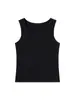Camisola Pura y Sexy Dulce y Picante para Mujer, Adecuada para Primavera, Verano y Otoño, Anti-Exposición, Corte Ajustado, Ropa Exterior, Top sin Mangas