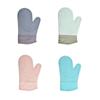 Luvas Domésticas de Silicone Isolantes de Calor Estilo Nórdico Anti-Escaldamento Isolantes de Calor Micro-ondas Antiderrapantes Algodão e Espessamento Resistência a Altas Temperaturas