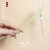 Estilo Antigo Hairpin Placa de Ácido Acético Simples Tassel Andar Diário Cabelo Han Roupas Acessórios Novo Estilo Chinês Roupas Antigas Mulheres Hairpin