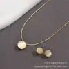 Colar Moda Europeia e Americana Fofo Versátil Olho de Gato Design de Nicho Simples