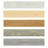 Piso Plástico de Piedra Spc con Ensamble en Forma de I Nuevo para Uso Residencial Piso con Textura de Madera Sala de Estar PVC Interior Piso de Ensamble Click Estilo Crema