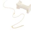 Amazon Transfronterizo Acero Titanio 18K Alta Retención de Color Collar con Colgante de Cruz Pequeña Cadena de Clavícula para Mujer a la Moda