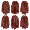 Peluca Europea y Americana Rollito de Primavera para Cambiar Peinado Tocado Resorte Retorcido Exportación Fibra Química Crochet Peluca