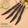 Conjunto de Talheres Descartáveis de 7 polegadas para Sobremesas e Bolos para Levar, Conjunto de Três Peças de Colher para Refeições Leves