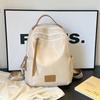 Mochila Transfronteiriça Bolsa de Viagem Feminina Mochila Impermeável Moderna Grande Capacidade Bolsa Simples para Estudante Universitária