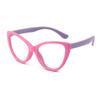 2026 Nuevas Gafas Lisas de Silicona con Montura Completa para Niños y Niñas, Gafas Decorativas de Protección Ocular para Teléfono Móvil Infantil, Modelo Trendy al por Mayor P8334