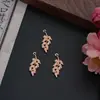 Folhas e Galhos Pingando Óleo Acessórios de Liga Metálica Pingando Óleo Brincos DIY Pingente de Franja Joias Artesanais DIY Pingente