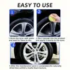 Cera Especial Transfronteriza KineShineX para Interiores de Coche - Pasta Reparadora para Plástico Negro para Reparación de Amarilleamiento, Resina ABS