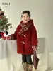 Ropa de Abrigo de Invierno para Niñas Yojia 2025 Estilo Nuevo Ropa de Abrigo de Lana para Niña de Año Nuevo Ropa de Invierno Gruesa y Cálida para Niños