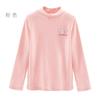 Camiseta Interior Básica para Niña 2025 Primavera Nueva Suéter de Punto para Niños Camiseta de Manga Larga Ropa Interior de Algodón para Niños Mayores