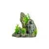 Tanque de Peces Paisajismo Piedra Decorativa Adornos de Fondo Piedra Artificial Paisajismo Decoración Roca Artificial Jardinería Paisaje Rocalla Artificial Piedra