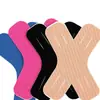 Pegatinas musculares tipo X baloncesto fitness muslo rodilla soporte deportivo pegatinas internas para músculos vendaje tiras musculares para cuidado pegatinas