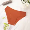 Producto Nuevo, Calzones de Costilla 100% Algodón para Mujer, Tiro Bajo, Color Sólido, Levanta Glúteos, Transpirables, Refuerzo de Doble Capa de Algodón, Bikini para Chicas Jóvenes