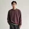 Moletom masculino preto estilo americano, nova coleção de outono 2026, estilo old money, moda masculina tendência, blusa soltinha