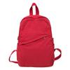 2024 Mochila de Lona Lavada Estilo Japonês Mochila Feminina de Grande Capacidade Simples Estudante Universitário Mochila de Viagem Feminina Estilo Preguiçoso