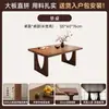 Mesa de jantar em madeira maciça para a sala de estar, mesa grande, novo modelo 2026, mesa de jantar para casa, mesa longa grande para a sala de estar, escrivaninha, escrivaninha de escritório
